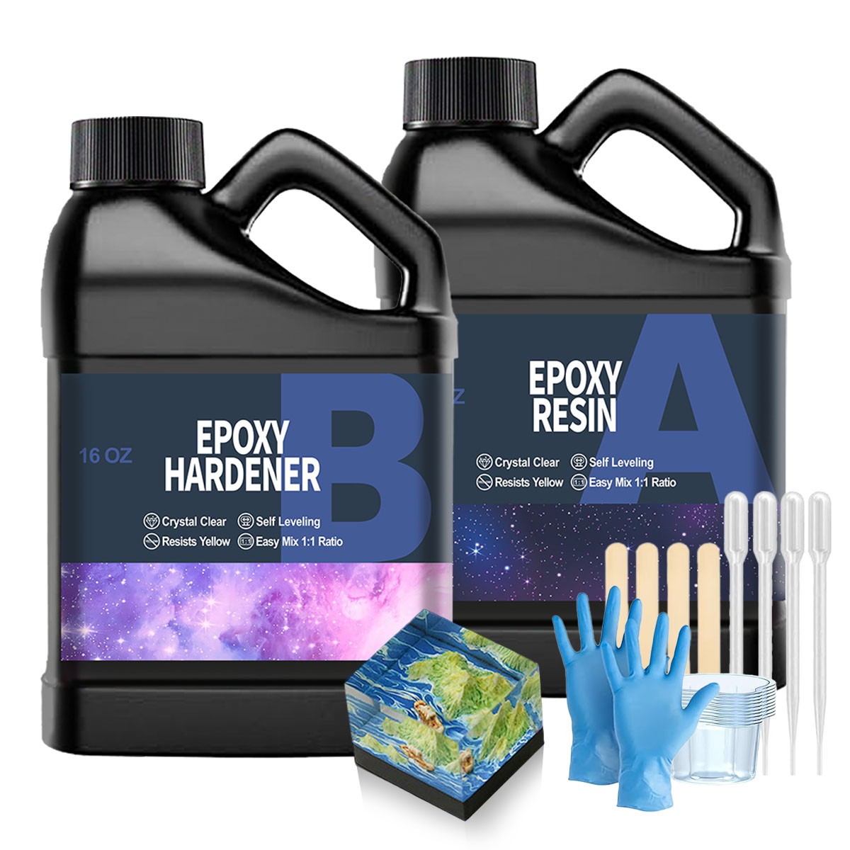 Resin Jewelry Kit - Kit di Resina Epossidica Trasparente da