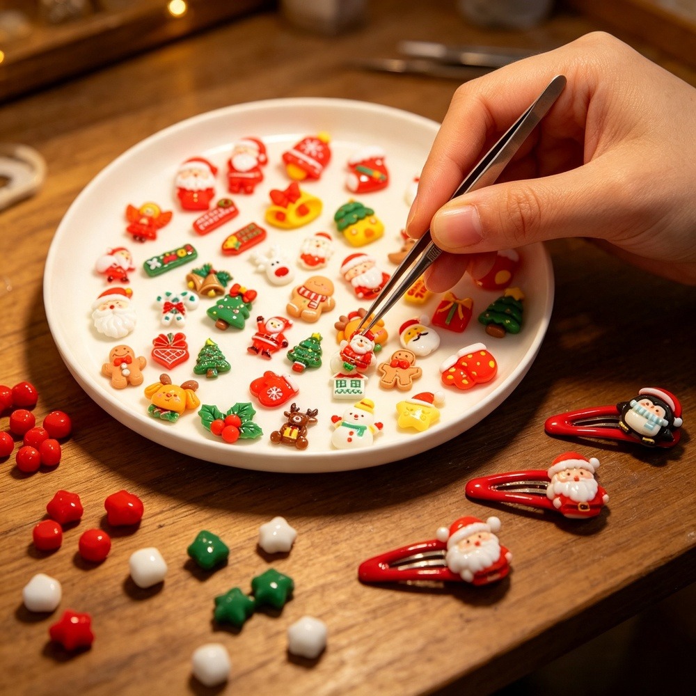 Crafting Resin - Ciondoli in resina a tema natalizio,