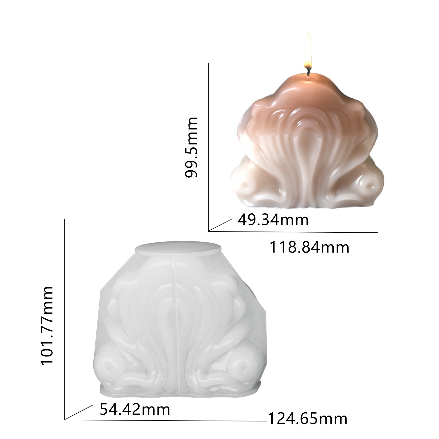 Resin Ocean Wave Mold - Stampo in Silicone a Forma di