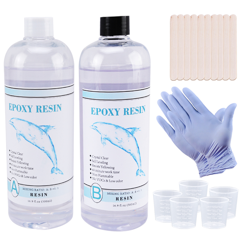 Resin Jewelry Kit - Resina epossidica trasparente 1:1 Resina artistica