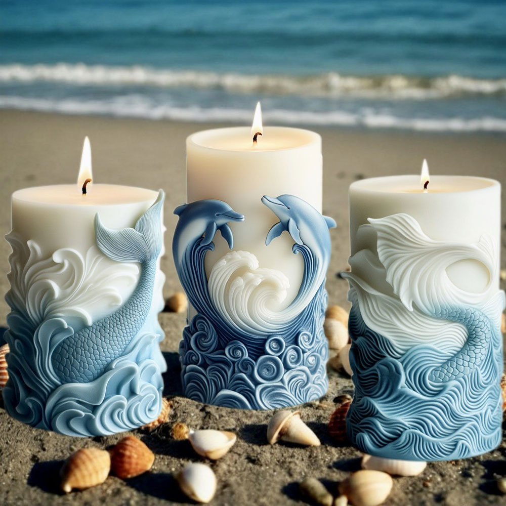 Stampo per candele in silicone - Resin Ocean Wave Mold recensione e prezzo