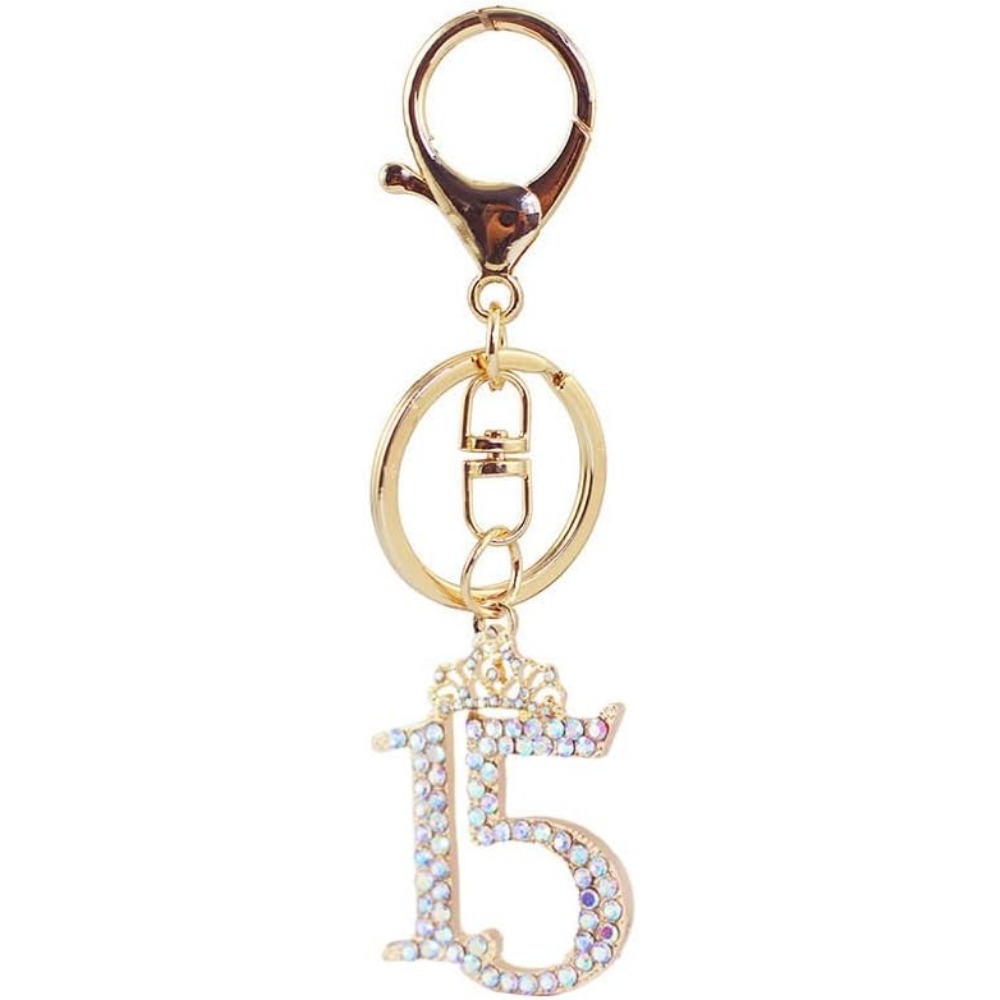 Portachiavi Auto con Numero 15 - Resin Glitter Pack recensione e prezzo
