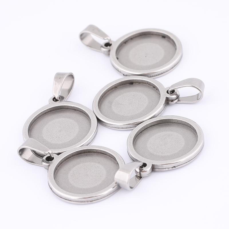 10 pz 15mm Rotondo Cabochon Im - Bezels Set Pendant recensione e prezzo